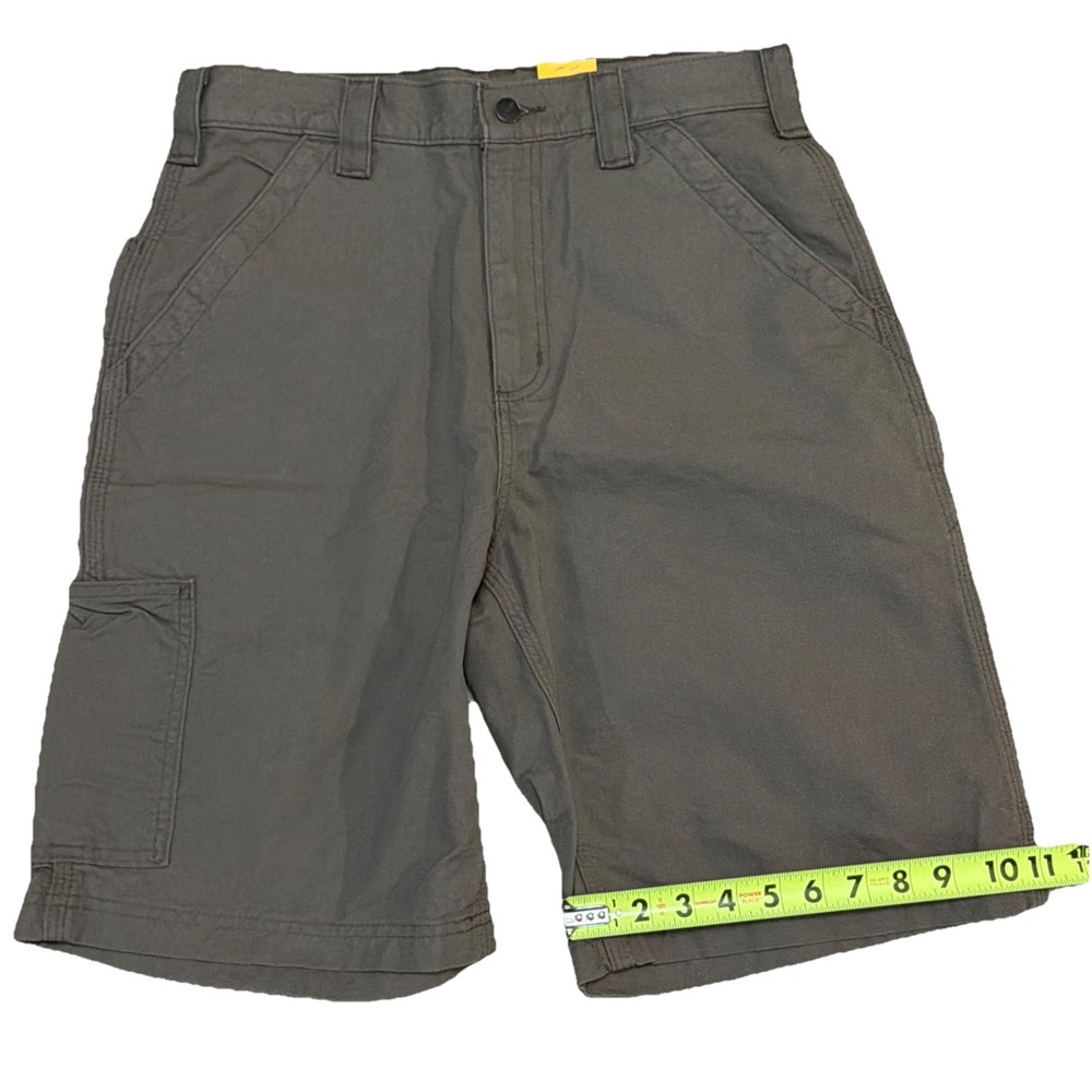 NWT Carhartt Canvas Cargo Work Shorts Men's 32x10 BS-0147-M Tan - Picture 4 of 11